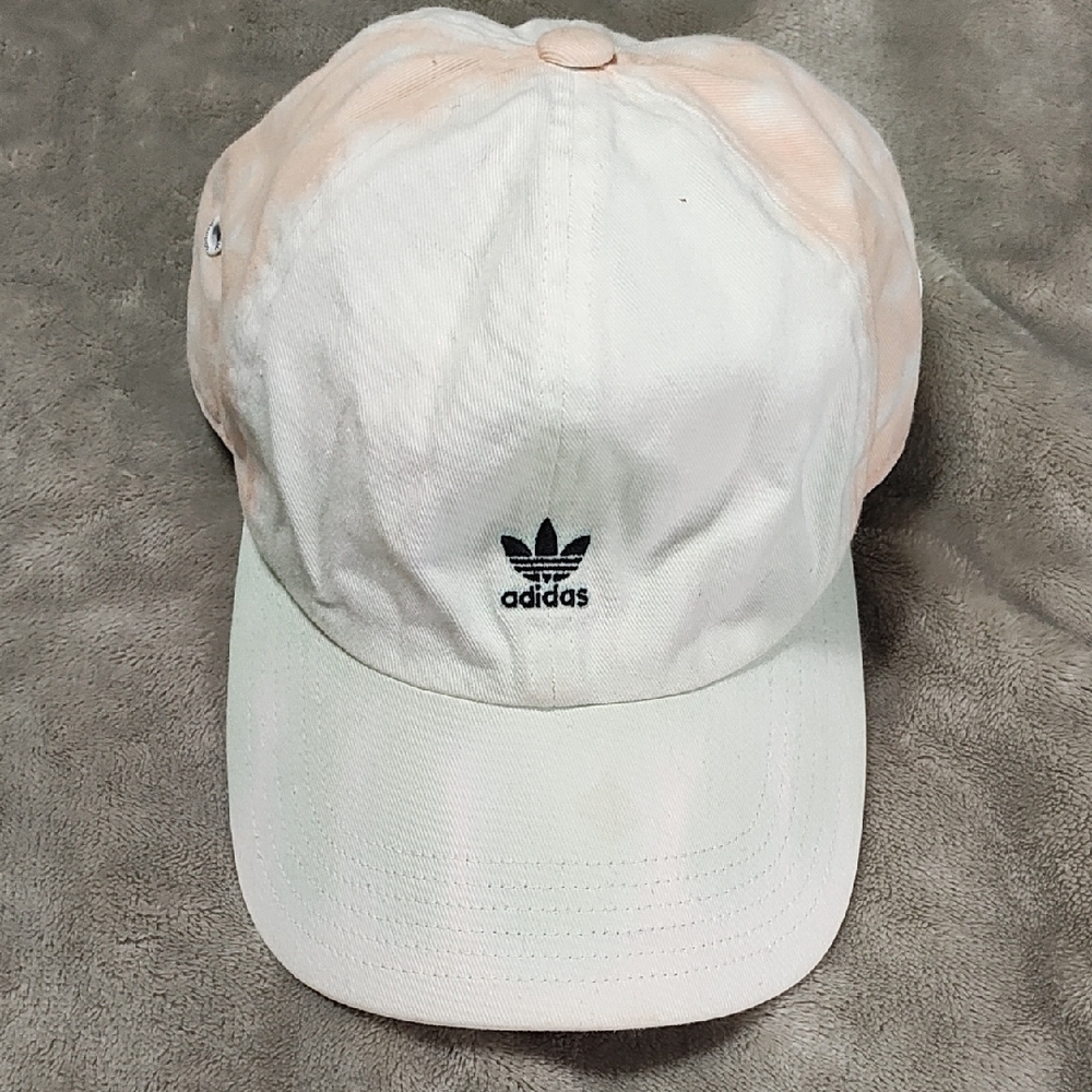 Adidas White tie dye baseball Cap